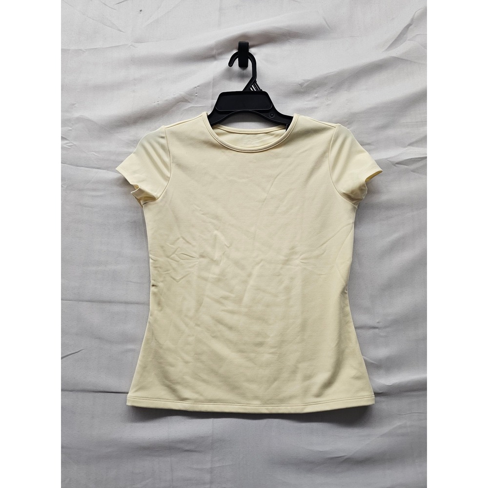 Art Class Girls Short Sleeve T-Shirt Yellow Polyester Blend Casual Size XXL